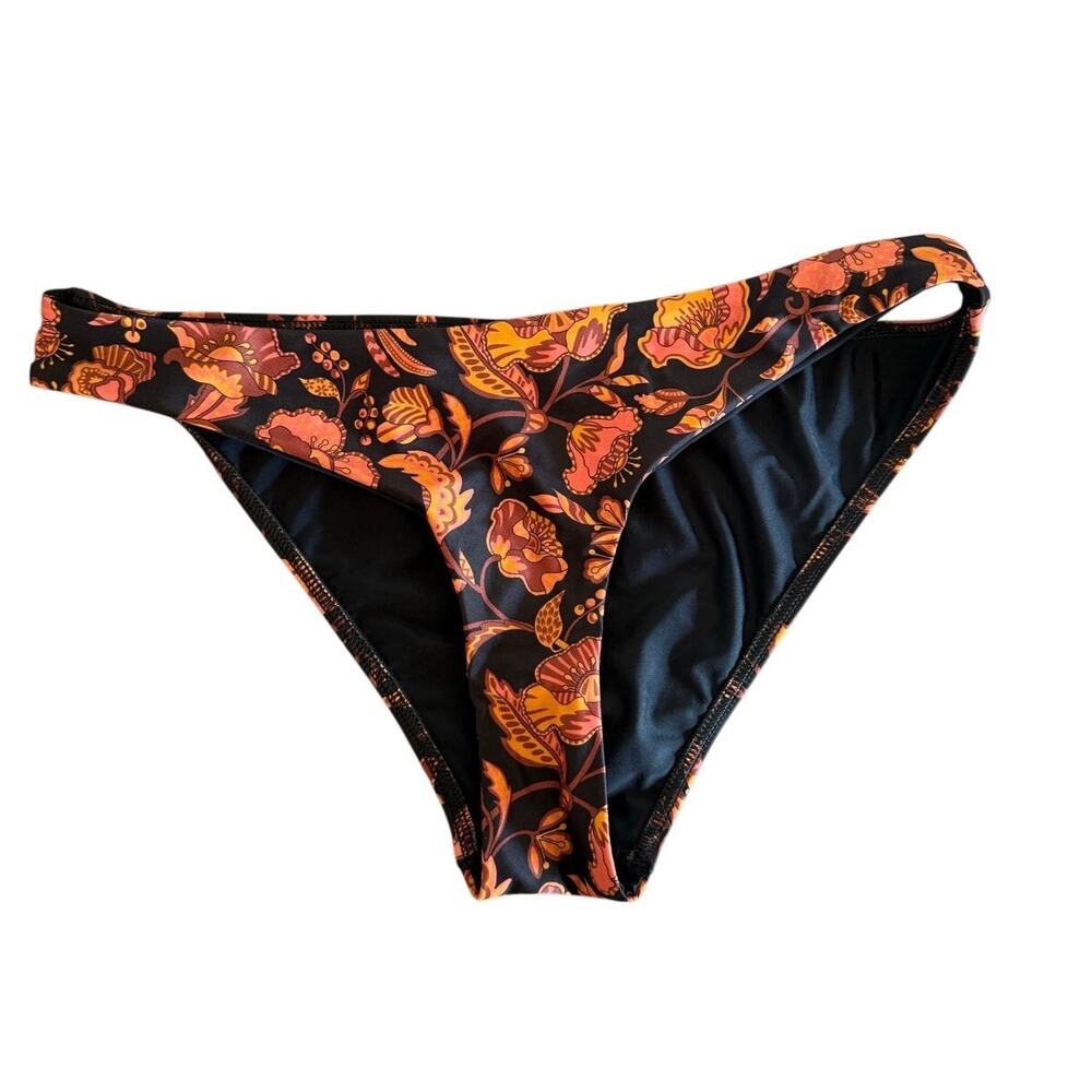 Matteau Ginger Hibiscus Print Bikini Bottom Size 8 Floral
